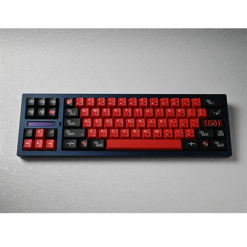 Teclado mecânico Anime Keycap Set, Sublimação PBT, Persona 5 Series Custom Keycaps, Acessórios Para Jogos, 140Pcs