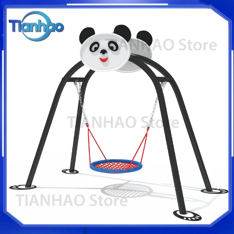 High-Quality Safe Metal Outdoor Childrens Swing Seat for Garden Educational Adventure Playground Use Factory Direct