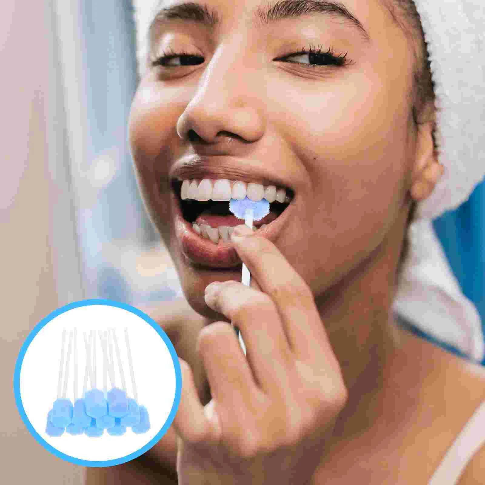 Oral Swabs Mouth Sponge Swab Cleaner Baby Care Cleaning Toothbrush Dental Sterile Tongue Disposable Swabsticks Infant Tooth