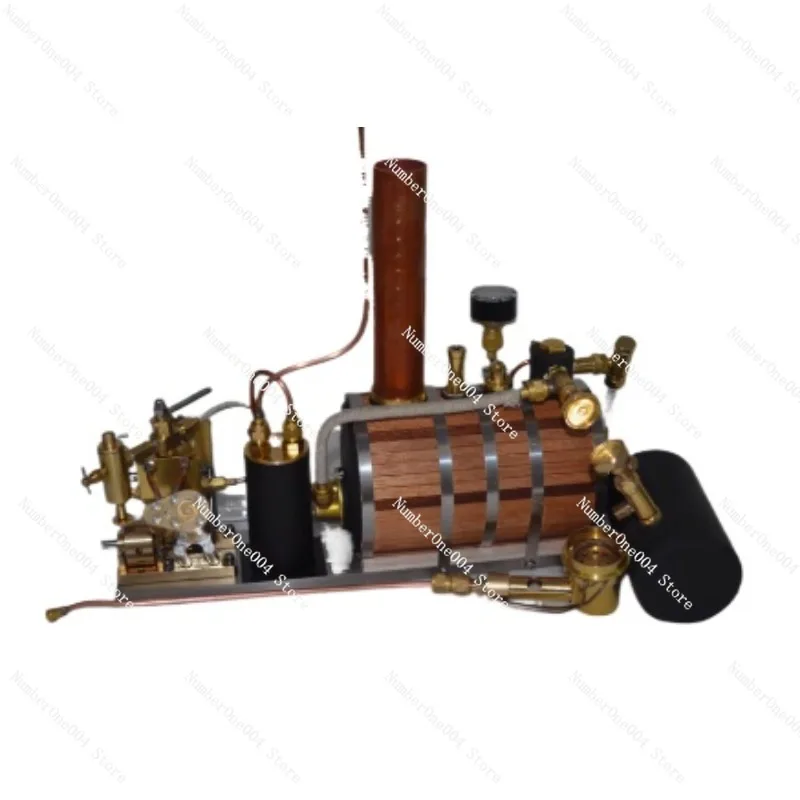 V-type double-cylinder reciprocating steam engine model power set