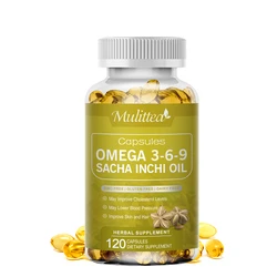 Sacha Inchi Oil 1000mg | Rich Source of Omega 3-6-9 | Essential Fatty Acids| Odorless | Source of Ala that elongates DHA EPA |