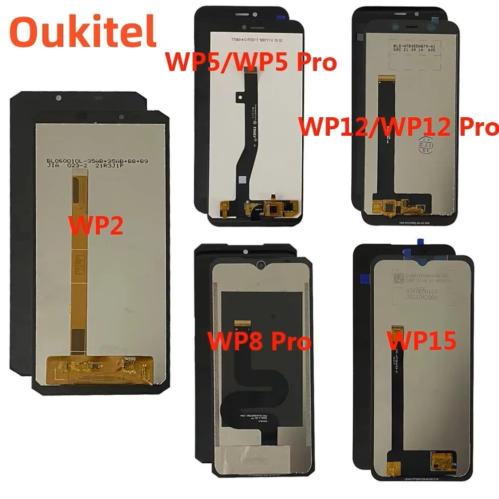 Для оригинального Oukitel WP18 WP3 WP5 Pro WP6 WP9 WP12 WP13 WP15 WP17 WP19 ЖК-дисплей с сенсорным экраном в сборе, замена дигитайзера