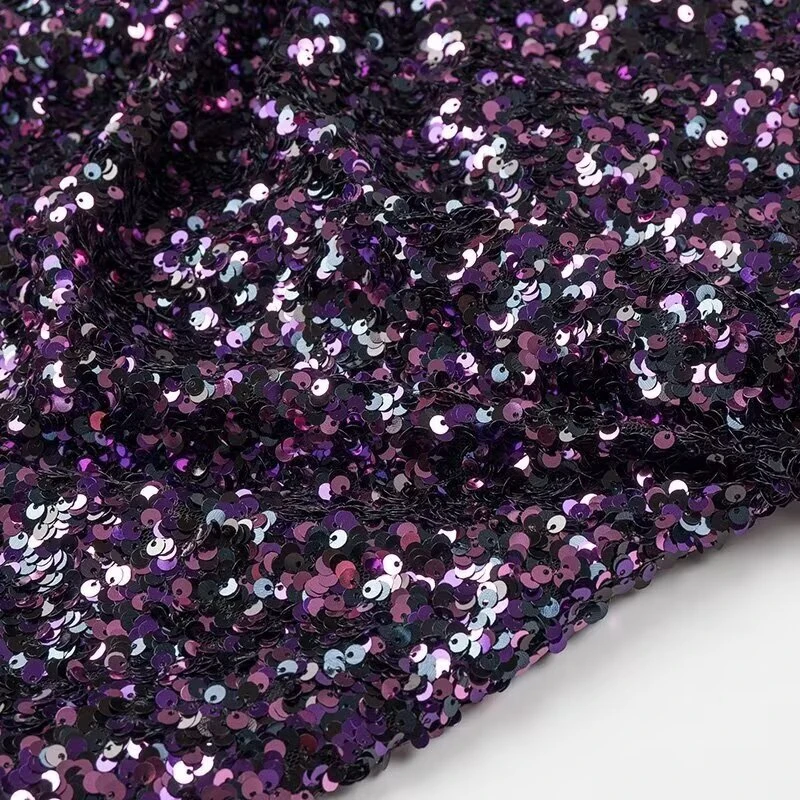 KEYANKETIAN printemps nouveau femmes dos col en v dos nu à manches longues perle embellissement coupe ajustée hanche étreinte robe