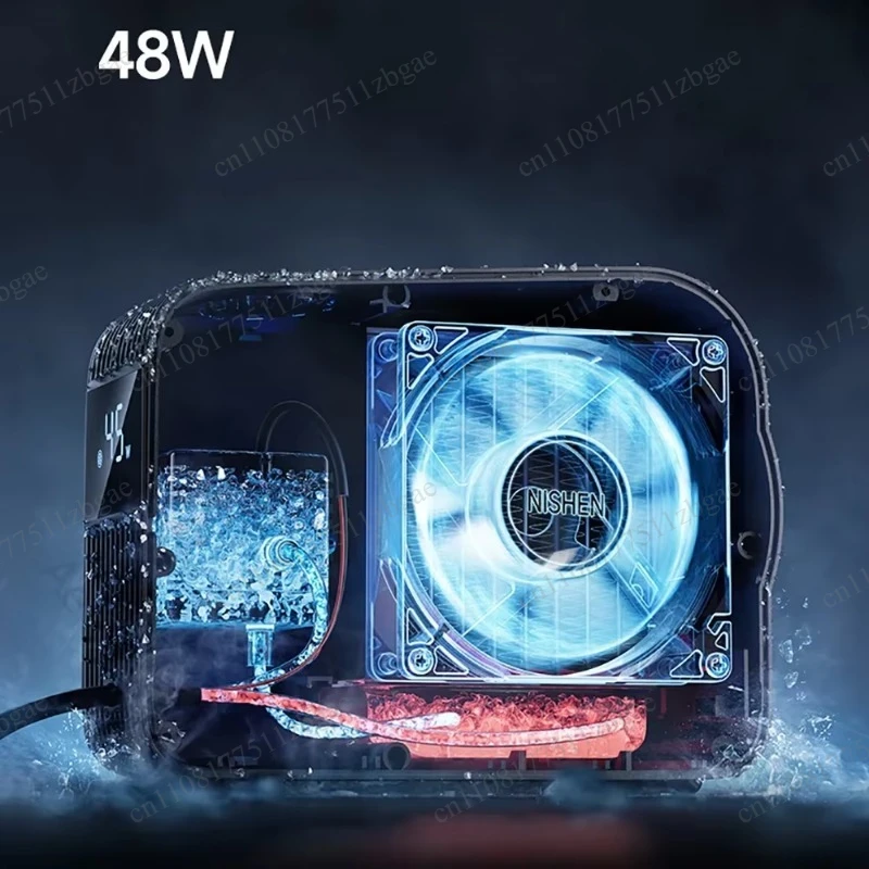 Water Cooler Heat Sink Ice Pad for Gaming Mobile Phone Water Cooling Machine Water Radiator Semiconductor Cellphone