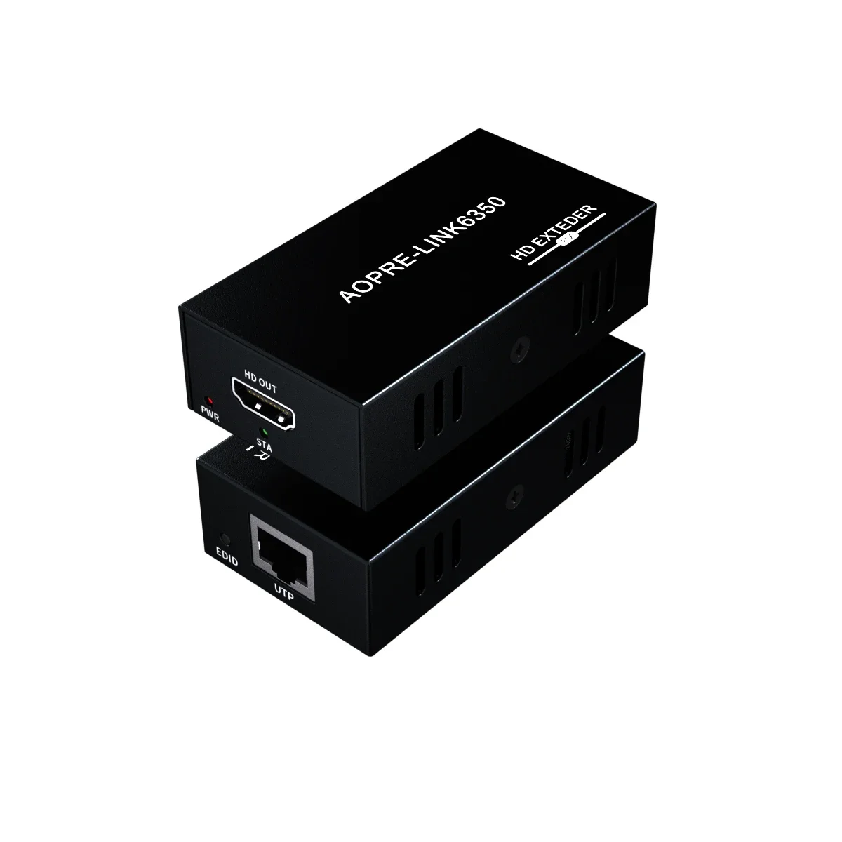 

Pway HDMI KVM Extende Audio Video Converter for PC and TV Monitor, over CAT5/6 Ethernet Cable, 1080P USB, 50m