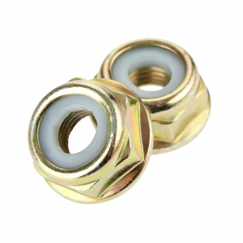 5PCS String Trimmer Brush Cutter Gear Case Spare Parts M10x1.25 Left Hand Thread Blade Nut Lawn Mowers Lawn Trimming Tools