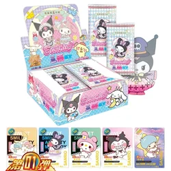 Carte Sanrio Kuromi My Melody Gioco di carte collezionabili Hello Kitty Booster Box Collezione carina di cartoni animati Giocattolo Regalo di Natale