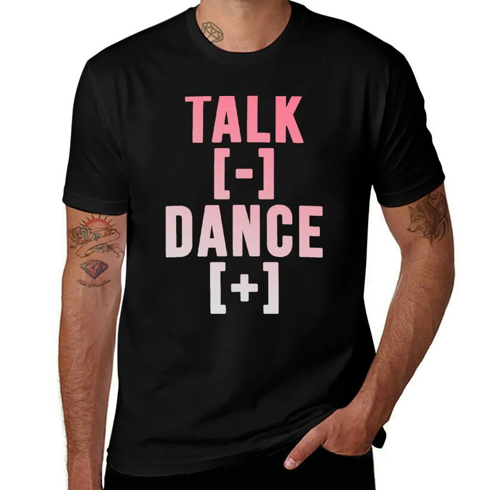 Talk less dance more, rave gift T-Shirt Simple Graphic Design T-Shirt