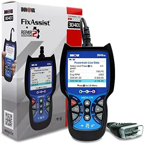 

Сканер OBD2 INNOVA 3040RS с функцией получения данных в реальном времени, проверкой состояния аккумулятора и сбросом ошибок – бесплатное руководство по ремонту и обновления.