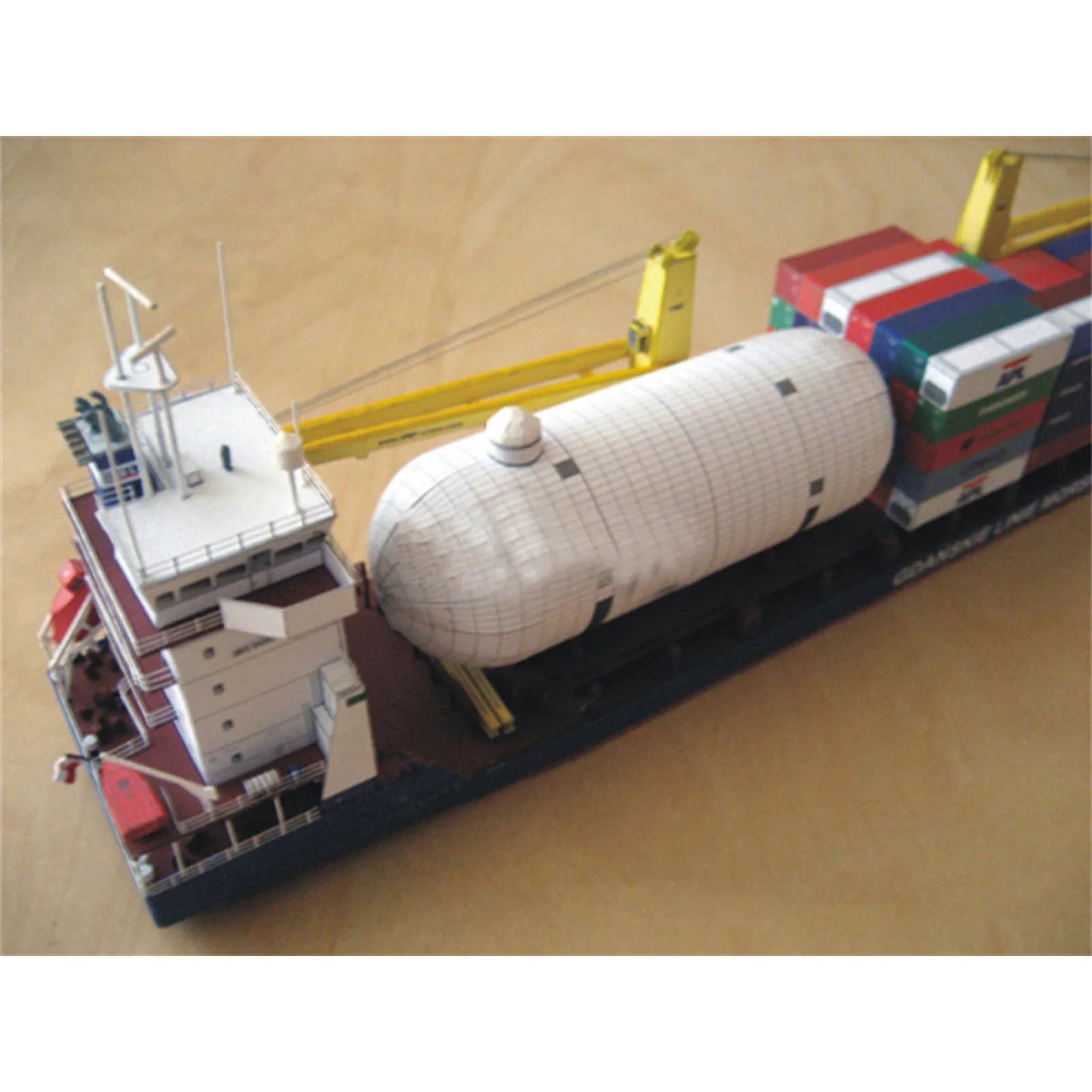 1/400 Scale ภาษาโปลิชคํา Gdansk Cargo เรือรุ่นกระดาษชุดเครื่องประดับประกอบชุด DIY ทําด้วยมือของเล่นปริศนาสําหรับ Diorama