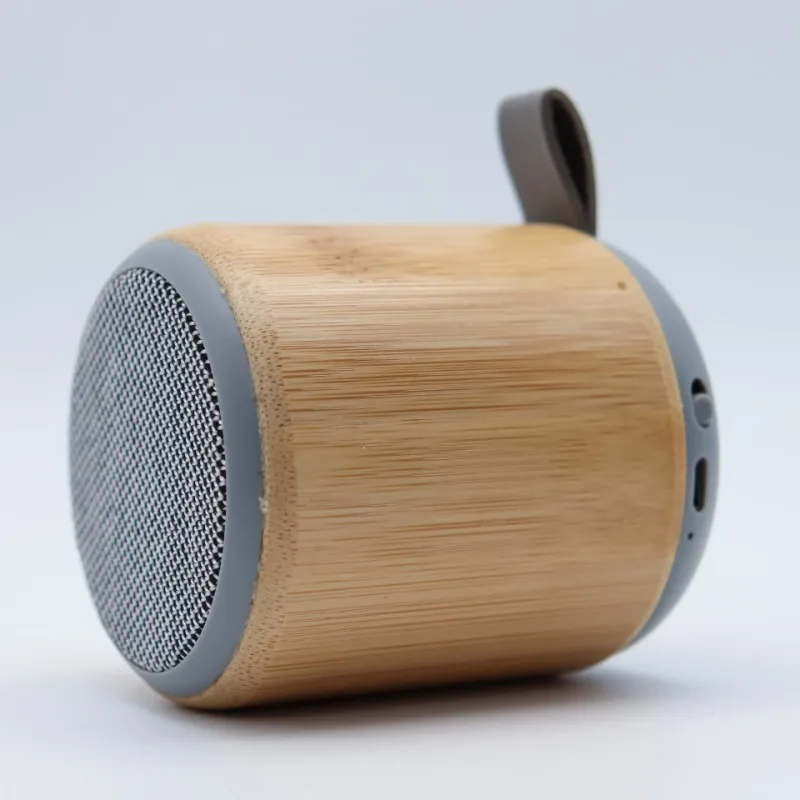 Bamboo and wood environmentally friendly Bluetooth speaker, desktop mini portable Bluetooth speaker