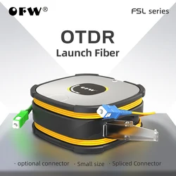 OTDR 발사 케이블 파이버 1KM 단일 모드 SC/FC/LC OTDR 테스트 연장 코드, OTDR 데드 존 제거기 1km