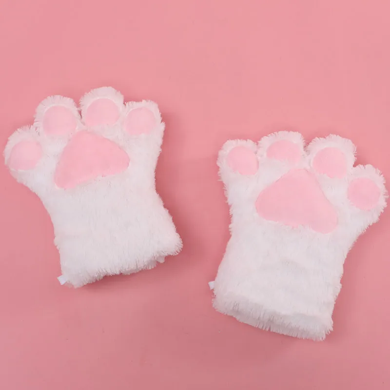 Luvas Kawaii Cat Paw para meninas, fantasia Lolita Cat Cosplay, acessórios JK, adereços Anime para festa de Halloween