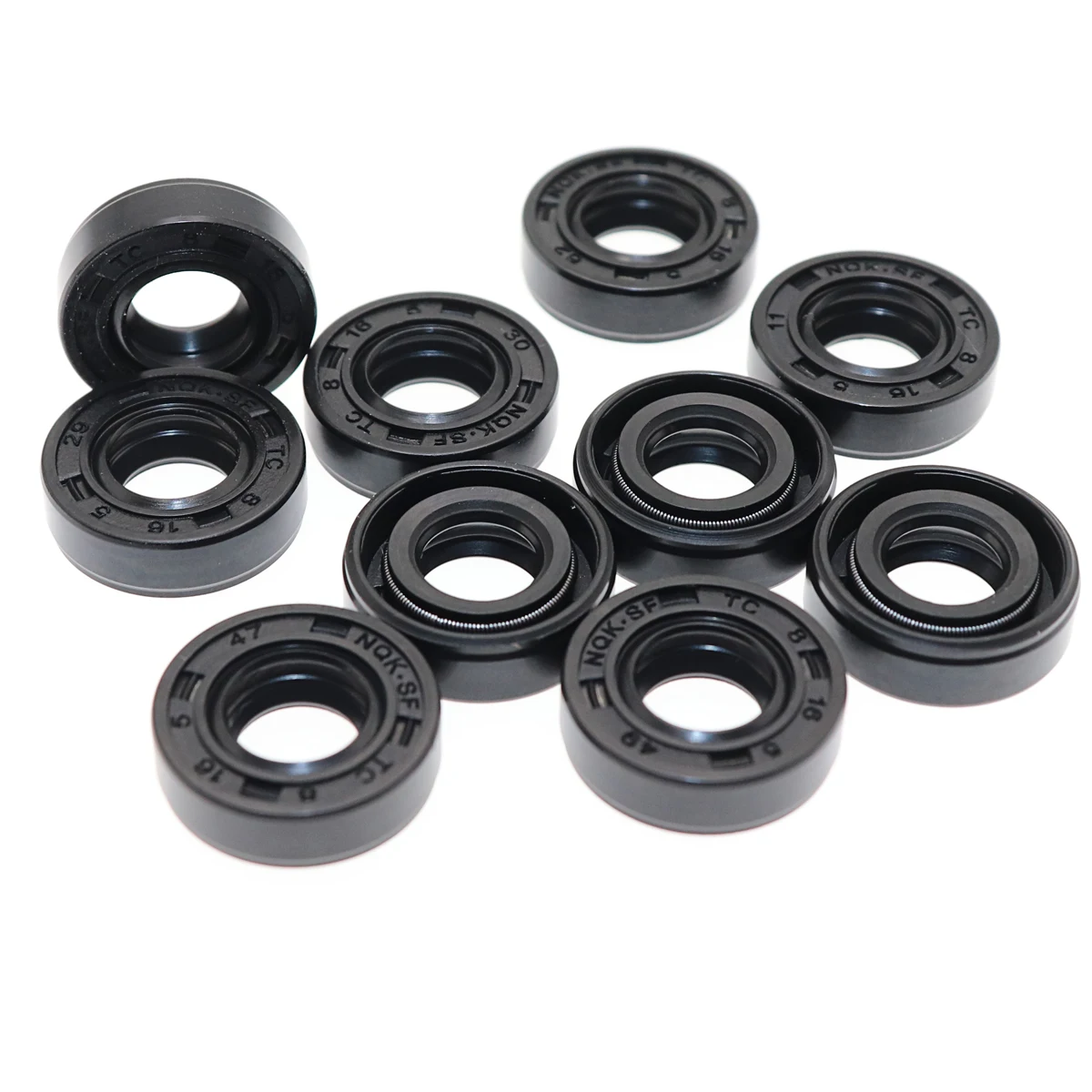 10pcs NQK 8x16x5 TC8x16x5 NBR Skeleton Oil Seal 8x16x5 Seals NQK high-quality Seals 8*16*5 Radial shaft seals