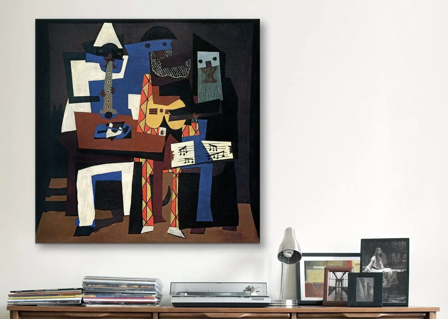 Canvas Art Three Musicians Print By Pablo Picasso