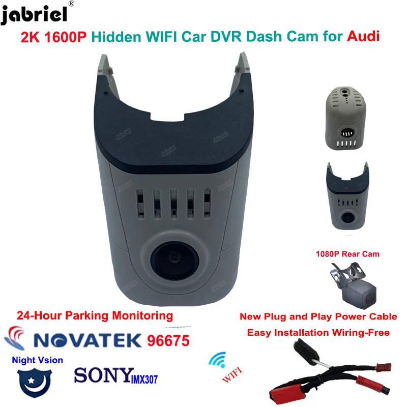 

2K 1600P Wifi Car DVR for Audi A1 A3 8v 8p A4 b8 b9 A5 A6 c7 A7 A8 Q3 Q5 8r Q7 TT 8n 8s mk1 mk2 mk3 2004-2012 Dash Cam Camera