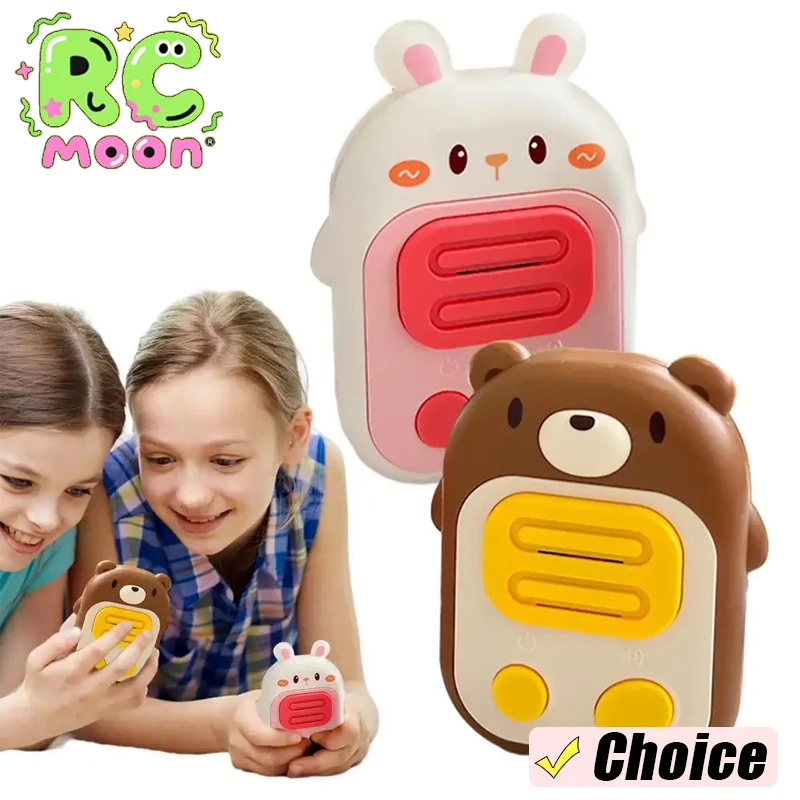 2 Pack Walkie Talkies for Kids Toys Rechargeable Battery Walkie Talky 22 Channels 2 Way Radio 3Km Long Range for Children Gifts