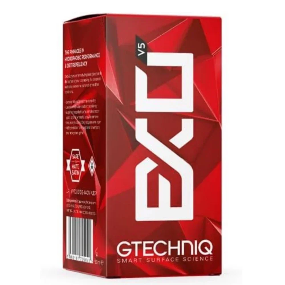 

Сверхпрочное гидрофобное покрытие Gtechniq EXO v5 Защитите вашу краску добавляет глянцевые отпугивающие загрязнения, устойчивы к химическому языку.