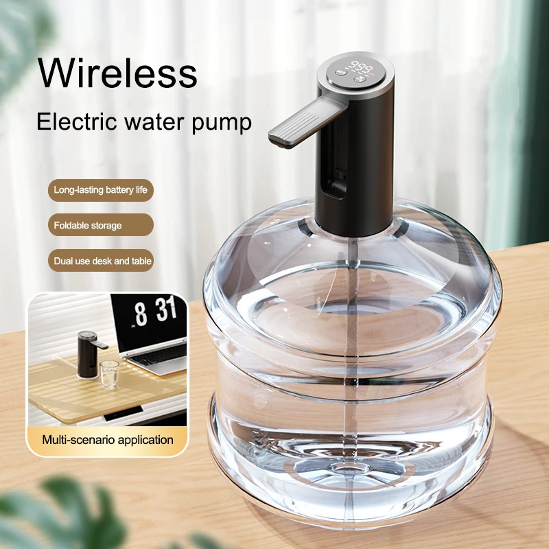 

Складные диспенсеры для воды, насос для бутылок с водой, автоматический дозатор, кнопка управления, портативный электрический диспенсер для воды для дома