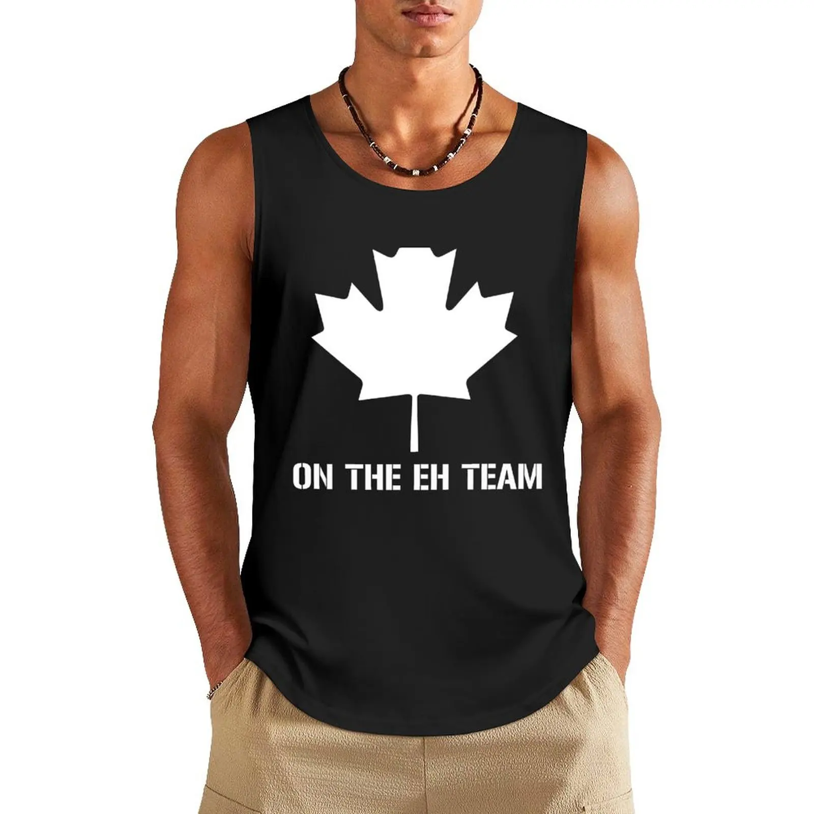 On The Eh Team Tank Top Men gym sportswear T-shirt man summer clothes men 2024