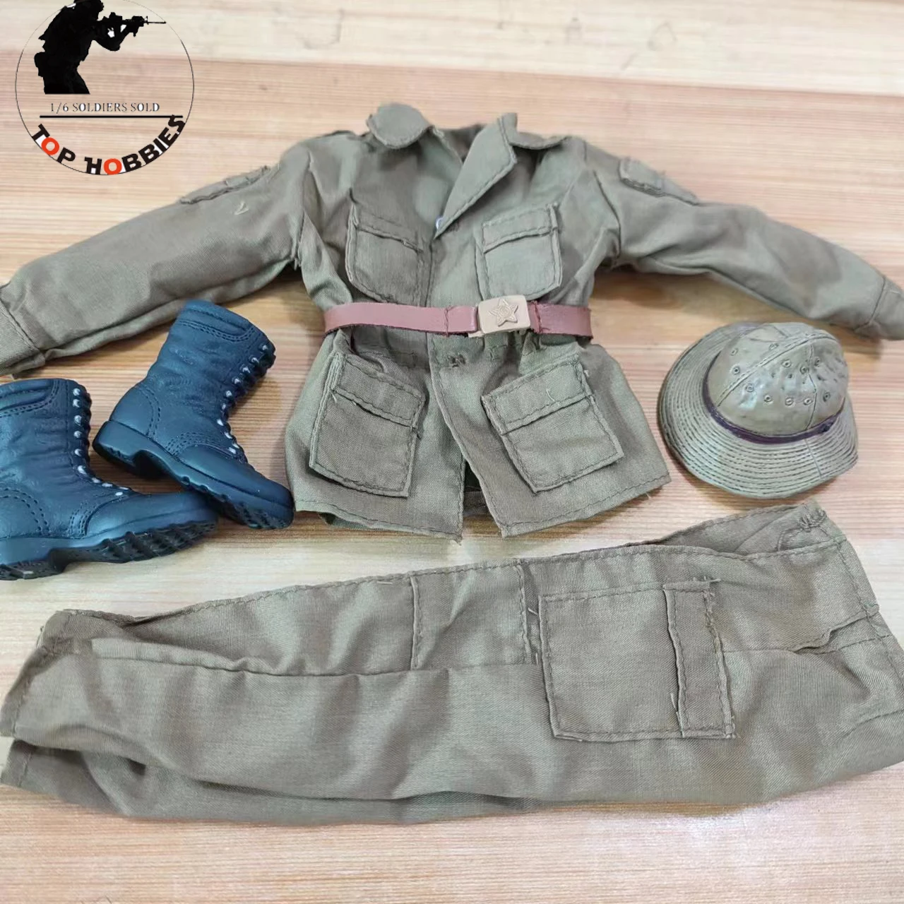 1:6 Soldier Man Afghanistan War Special Forces Soldiers Suit Costume Clothes W Pants Hat Belt Shoes Suit For 12inch Body Figure