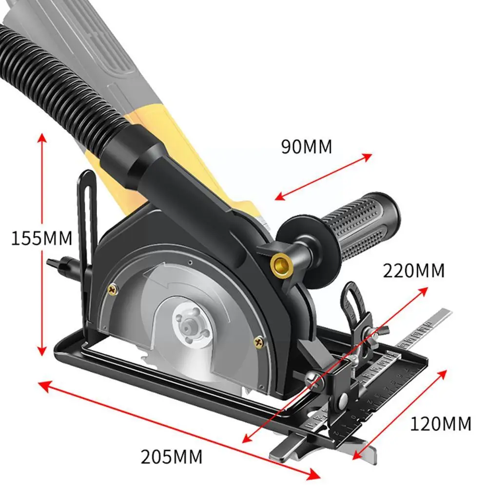 Upgraded Hand Angle Grinder Converter To Cutter 45°adjustable Cutting Saw Base Refit Bracket Electric Circular Saw Machine A3O4