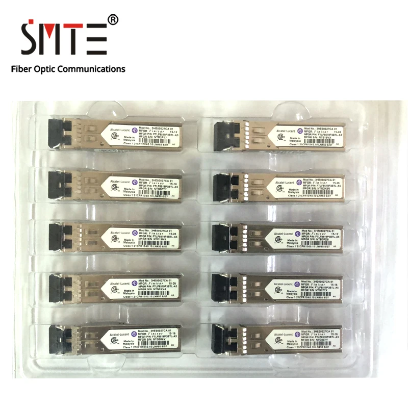 Alcatel-Lucent 3HE00027CA 01 FTLF8159P3BTL-A5 LC 850nm 0,2 km 1,25G wielomodowy moduł światłowodowy SFP Transceiver