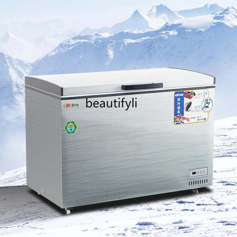 

Horizontal Commercial Freezer Freezer Energy Saving Intelligent Computer Temperature Control Home