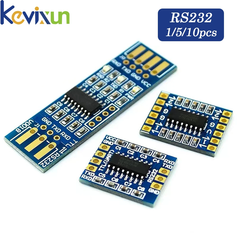 

1-10pcs RS232 SP3232 TTL to RS232 Module RS232 to TTL Brush Line Serial Port Module