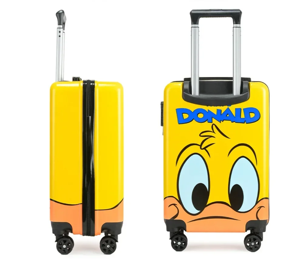 New Disney Mickey Mouse 20inch Kids Cartoon Travel Suitcase on Wheels Cute Trolley Luggage Children Lovely Cabin Rolling Luggage