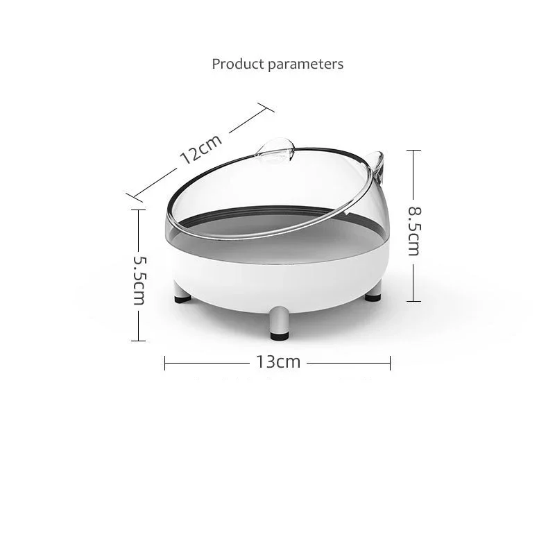 Cat Bowl High Foot Dog Bowl Neck Protector Cat Pet Food Water Bowl Anti-tip Binaural Pet Feeding Cat Accessorie Pet Dessert Bowl