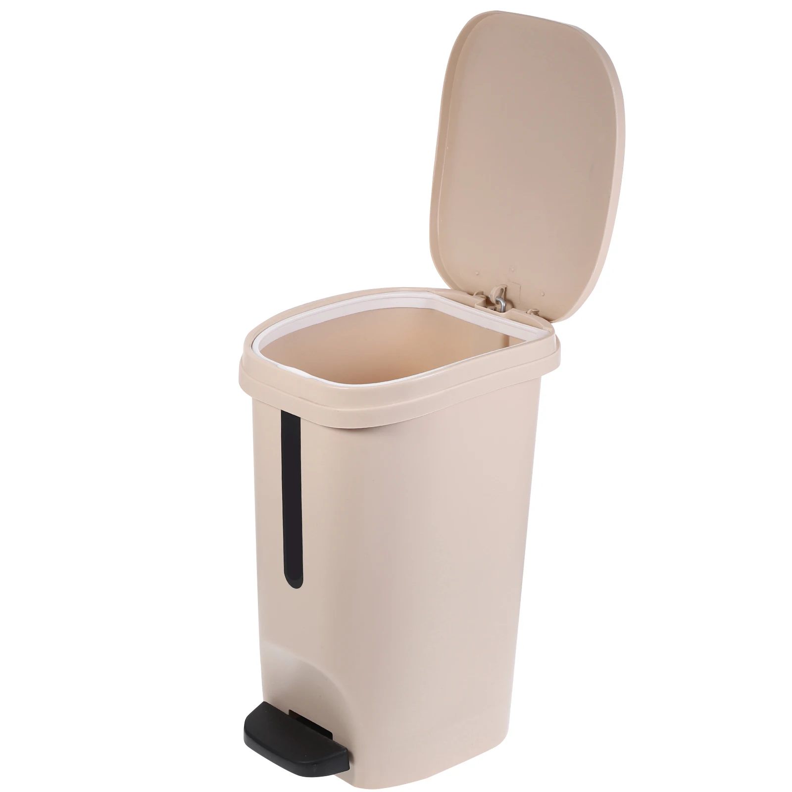 

10L Step-On Trash Can Foot Pedal Household Waste Basket Bathroom Garbage Container Sealing Lid Plastic Room Trash Can