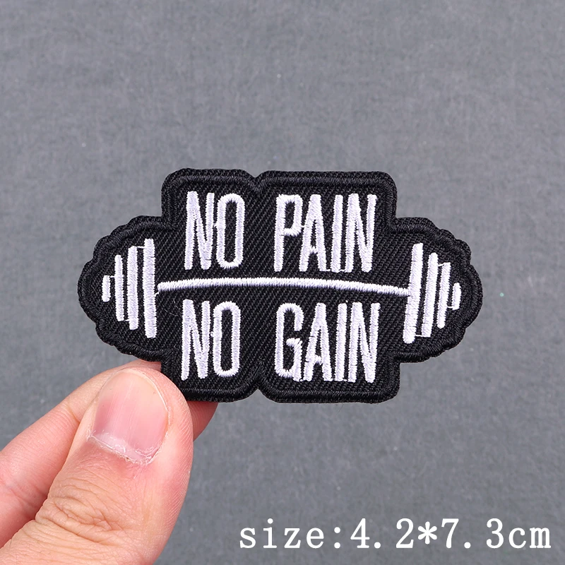 Punk Slogan Stickerei Patches Für Kleidung Buchstaben Copywriting Eisen Auf Patches Für Kleidung Auf Jeans Rucksack Hut Dekor Aufkleber – Detail 34