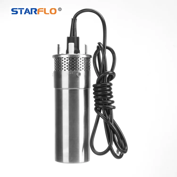 2026unique STARFLO Factory Price 12LPM Agriculture Irrigation Stainless Steel Submersible Electric Water Pump for Bore Well