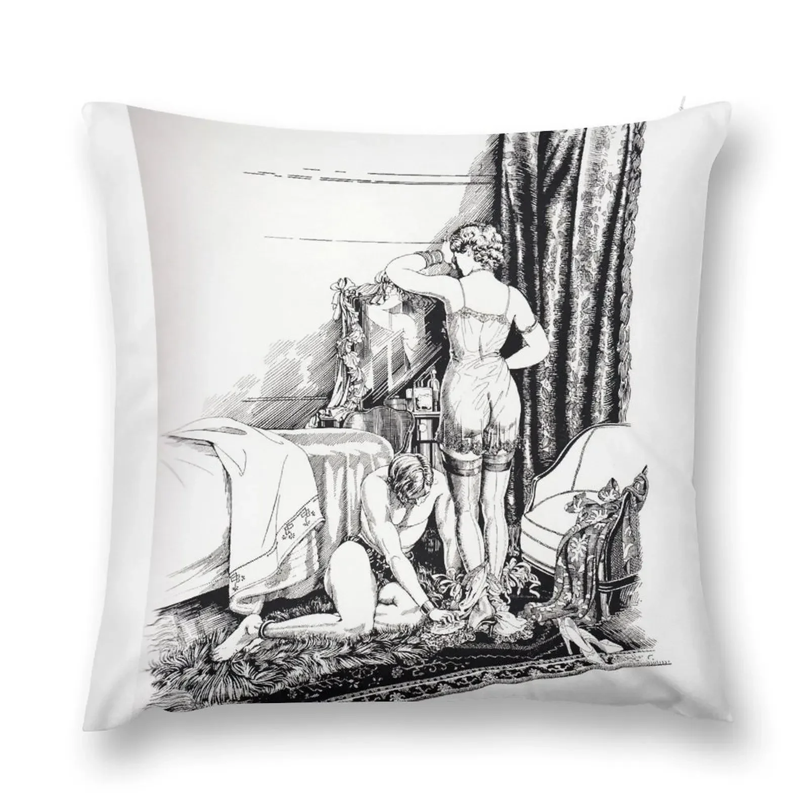 BDSM Female Domination Fetish Throw Pillow Cushions For Children Cushions Home Decor Cushion Cover Set pillow