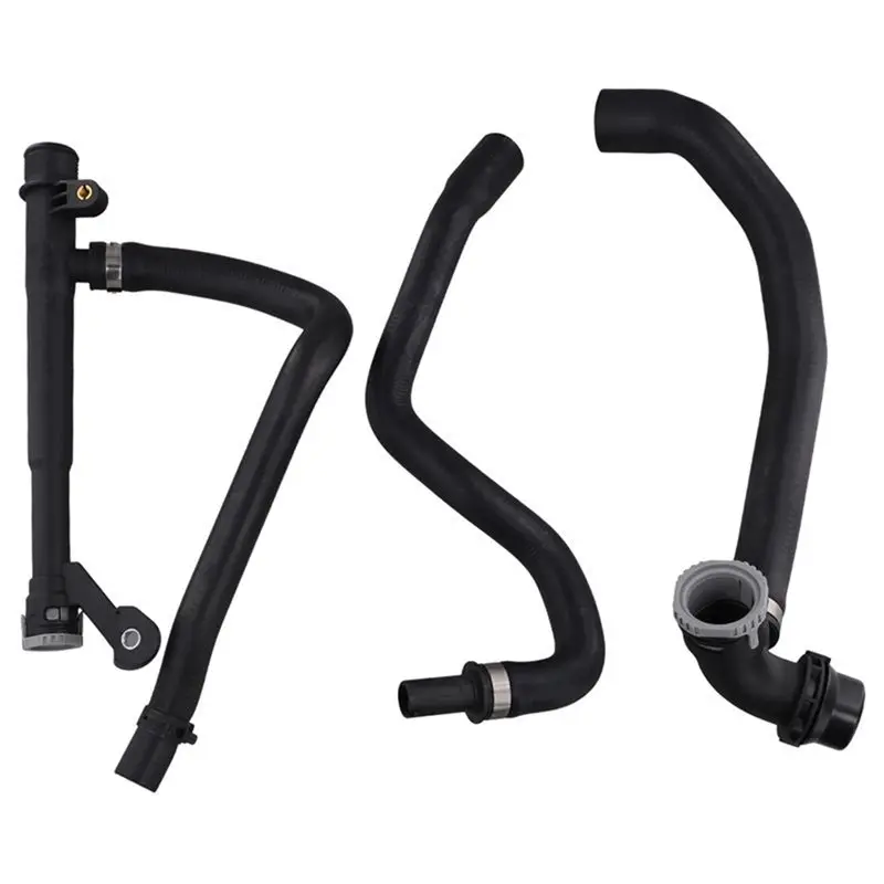 Juego de mangueras de salida de enfriador de aceite eficiente, bomba inferior a agua, 3 uds. Para tubo de radiador Land Rover LR2 Volvo LR005563 LR005564 LR00556