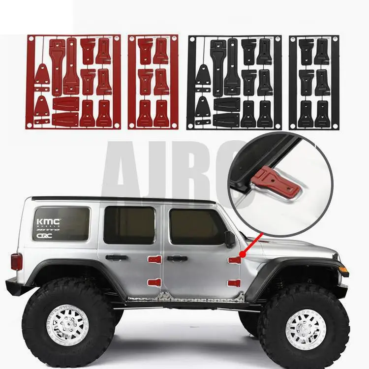 

DJC 1/10 AXIAL SCX10 III JEEP Wrangler Metal Hinge Tailgate Door Cover Hinge RC Crawler Cars Spare Parts Update Accessories