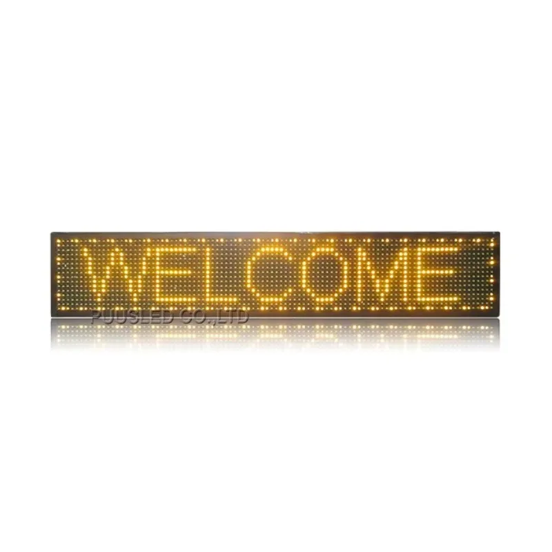 Advertising  Message Display Screen Semi-outdoor Welcome Billboard for Store P10 LED Message Scrolling Sign