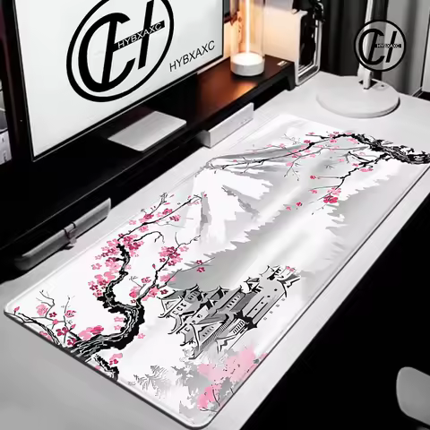 Sakura Japanese Cherry Blossom Mouse Pad Gaming Home New HD Mousepad 1200x600mm keyboard pad Non-Slip Office Carpet Laptop Mat