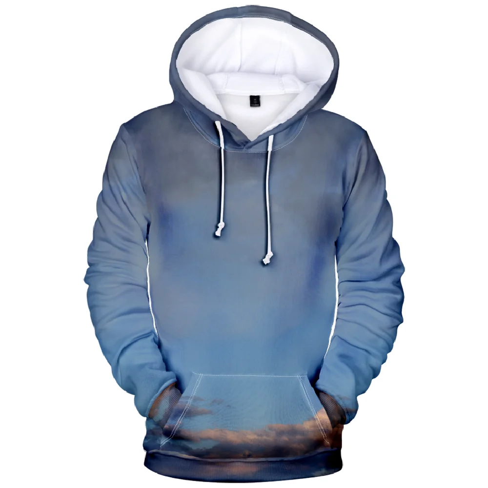 Pull à capuche à manches longues pour homme, modèle nuage, décontracté, Streetwear, hiver 2022, 7