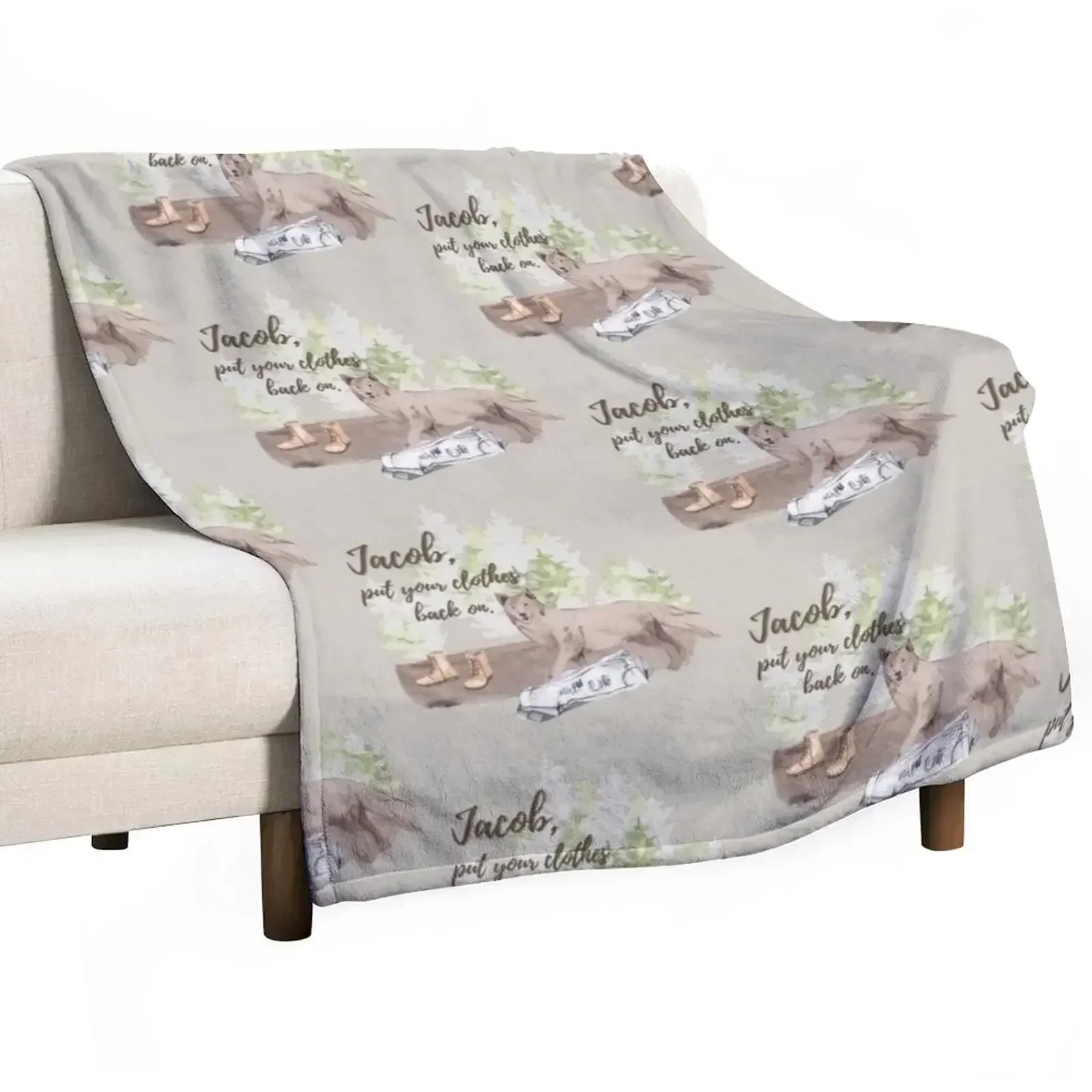 

Let's Go Luna, Leo, Andy, and Carmen friends hug fan art Throw Blanket Wrinkle Resistant Lightweight Blanket