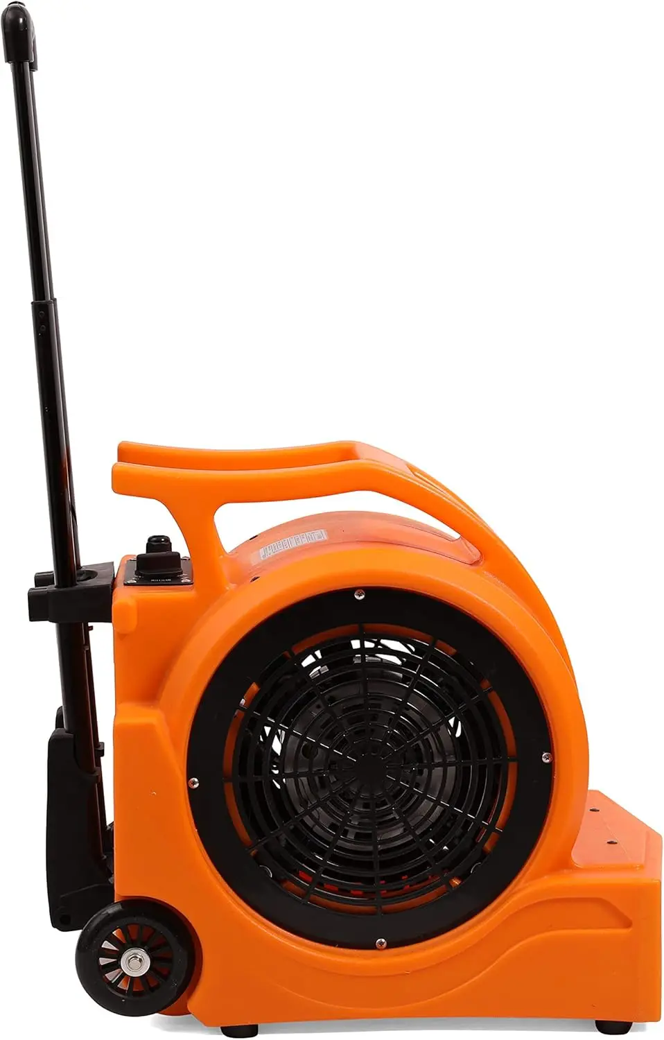 3- 1Hp 4000 Plus CFM Monster Air Mover Floor Carpet Dryers with Handle Wheelkit (Orange)