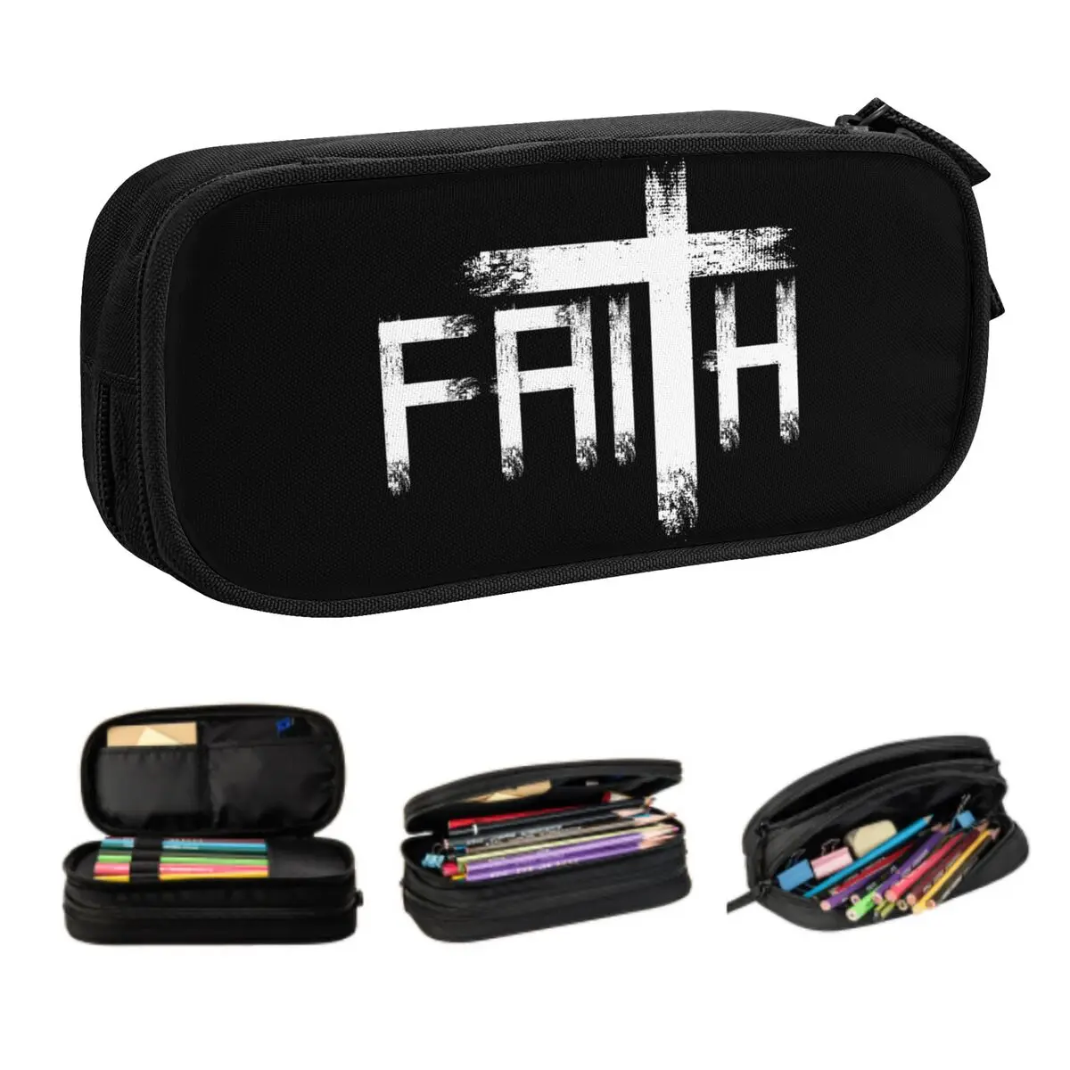 

Милый персонализированный карандаш с изображением бога проповедника Иисуса верующего христианства, Вера, христианства, религиозный карандаш, сумка, канцелярские принадлежности