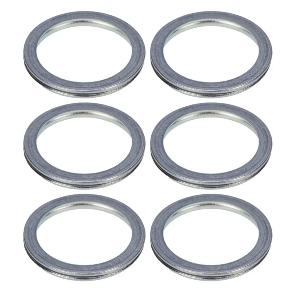 6pcs Car Oil Drain Plug Crush Washer Gasket 16mm 803916010 Replacement For Subaru 2011-2018 Car Gaskets Accessories