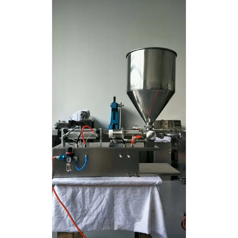 Pneumatic Paste Liquid Filling Machine Semi‑automatic Cream Sauce Jam Filling Equipment For Food Industry Customized