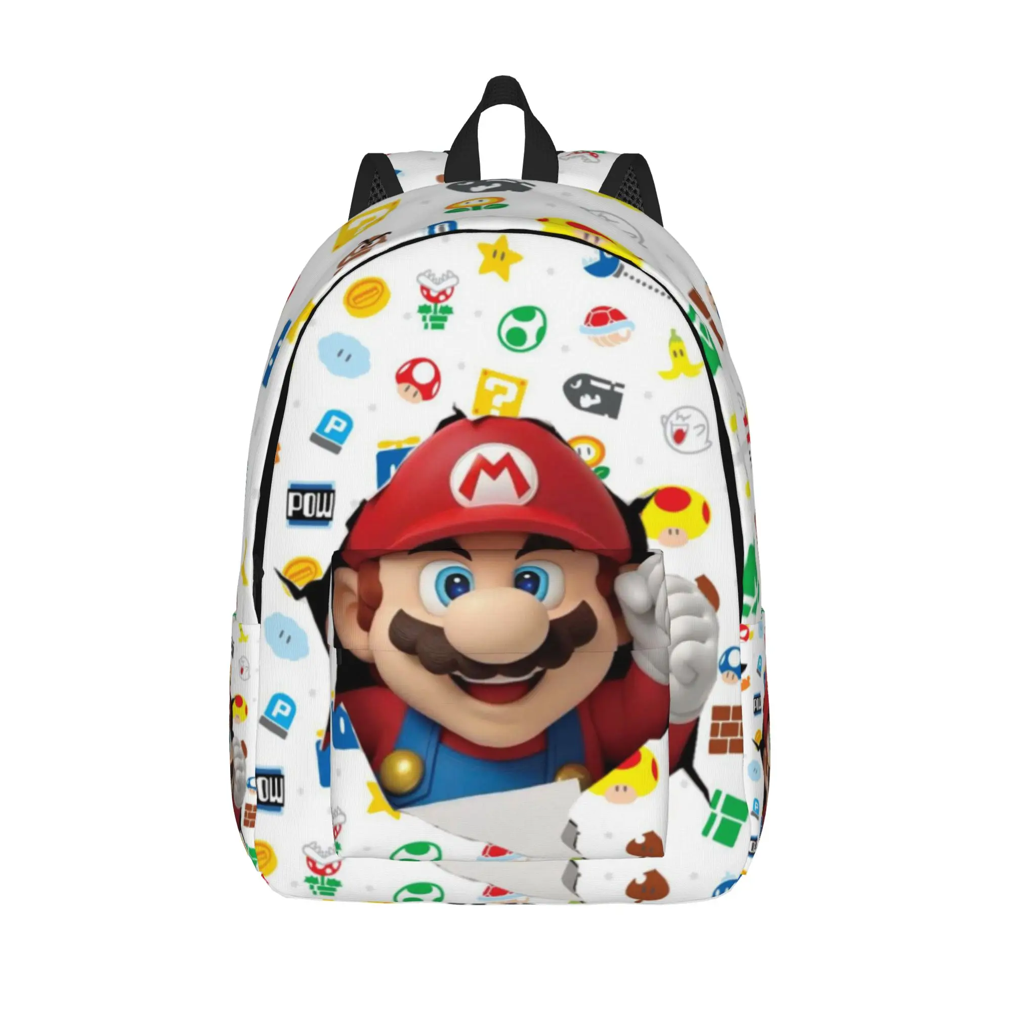 

marioes Luigis Backpack for Men Women Teenage High School Business Daypack College Canvas Bags Outdoor