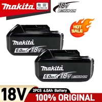 💯100% Original Makita 18V Battery, Makita Drill DDF487, 125mm DGA404, Makita DTW700, 3Ah/5Ah/6Ah BL1860B BL1850B BL1830B🔋🔋