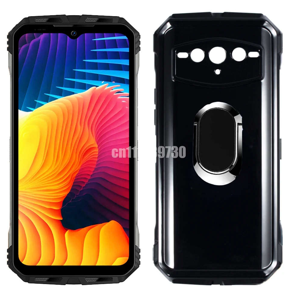 For DOOGEE V30 S100 Case Ring Holder Soft TPU Kickstand Shockproof Cover For DOOGEE V30 Couqe Funda