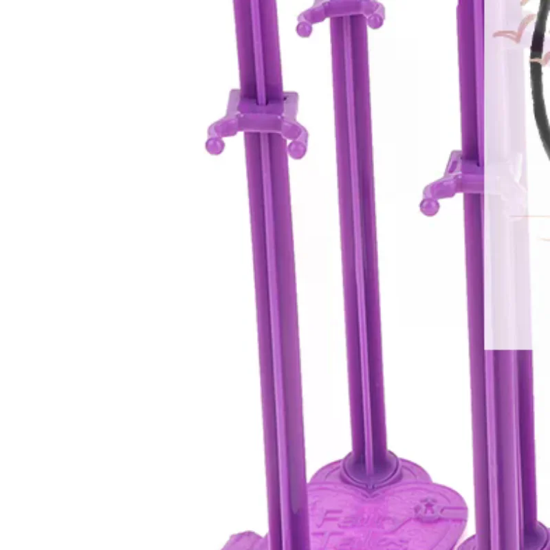 5개/세트 허리 인형 스탠드 디스플레이 홀더 모델 퍼플 지지대 장난감 모델 액세서리