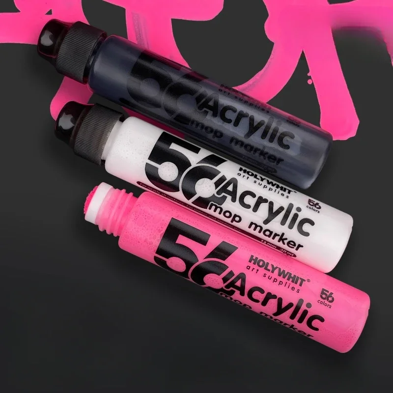 

30ML Graffiti Flow Pen 12mm Water-based Acrylic Environmentally Friendly Waterproof and Odor-free Art Creation Ink Pen